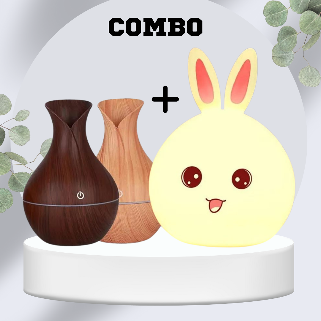 COMBO HUMIDIFICADOR MAS LAMPARA